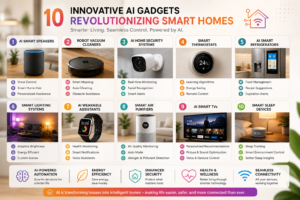 10 Innovative AI Gadgets Revolutionizing Smart Homes