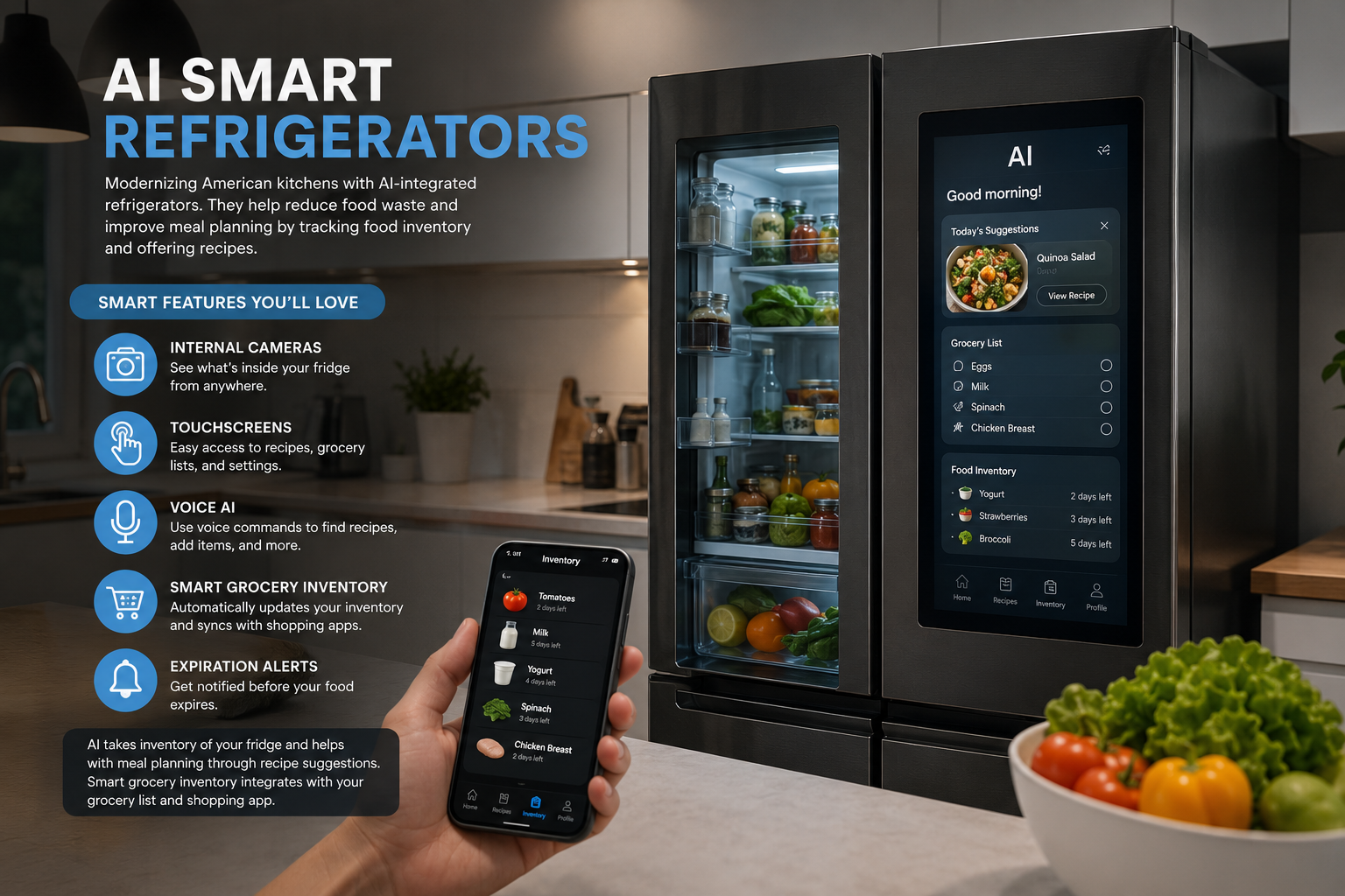 AI Smart Refrigerators