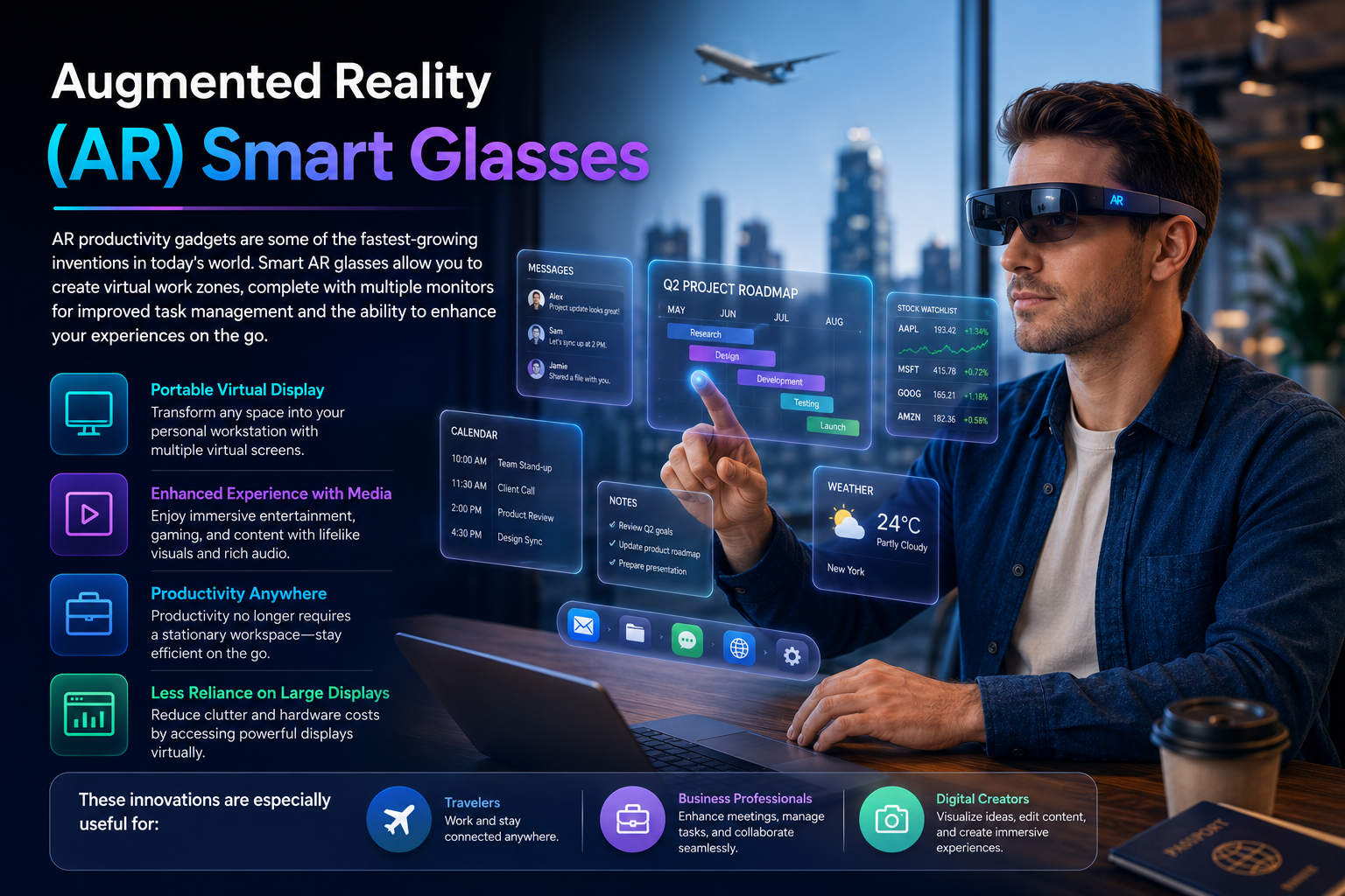 Augmented Reality (AR) Smart Glasses