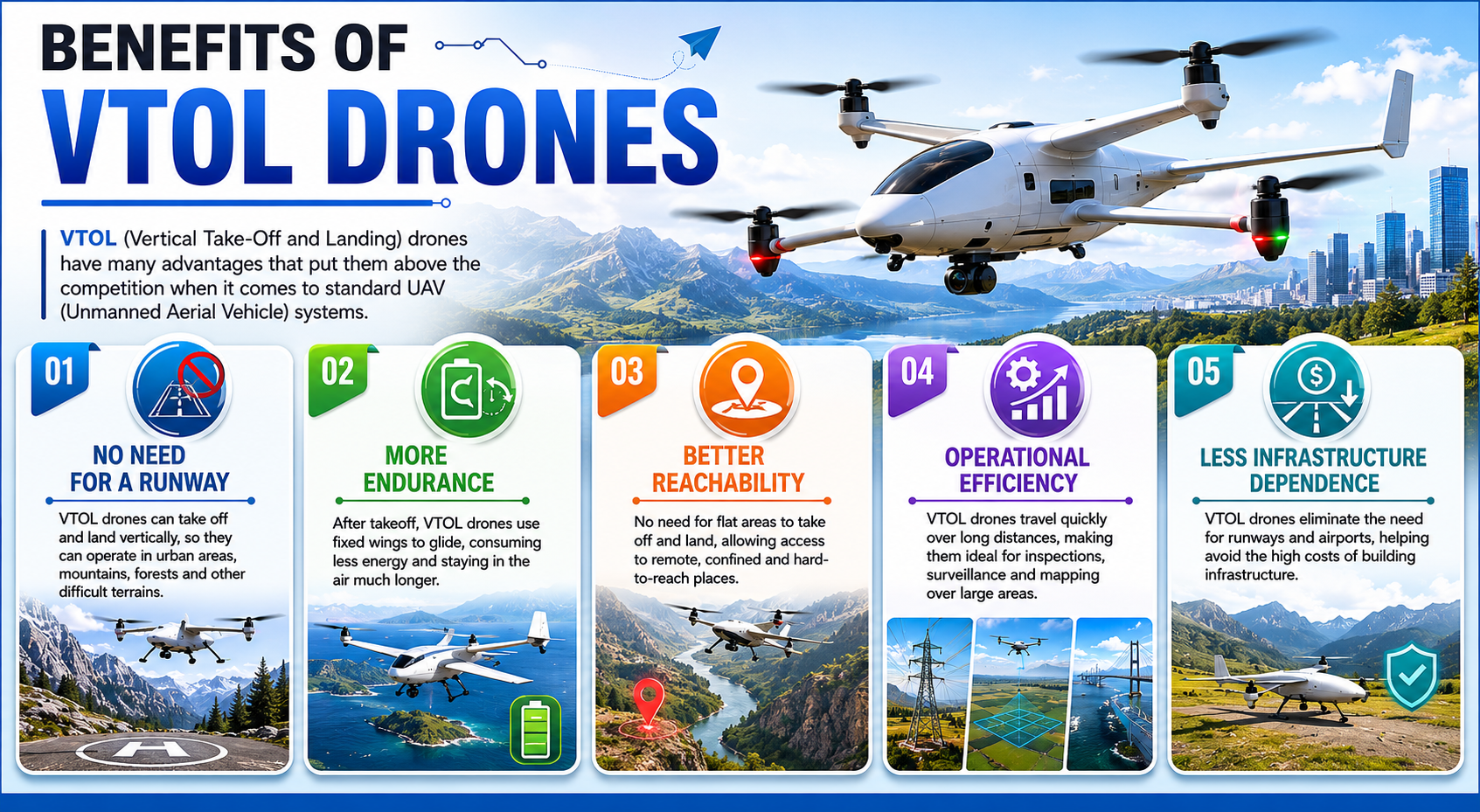 Benefits of VTOL Drones