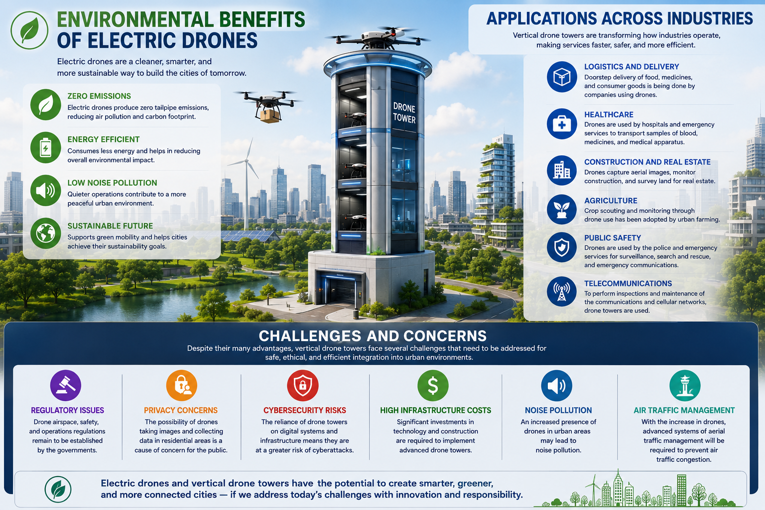 Environmental Benefits of Electric Drones