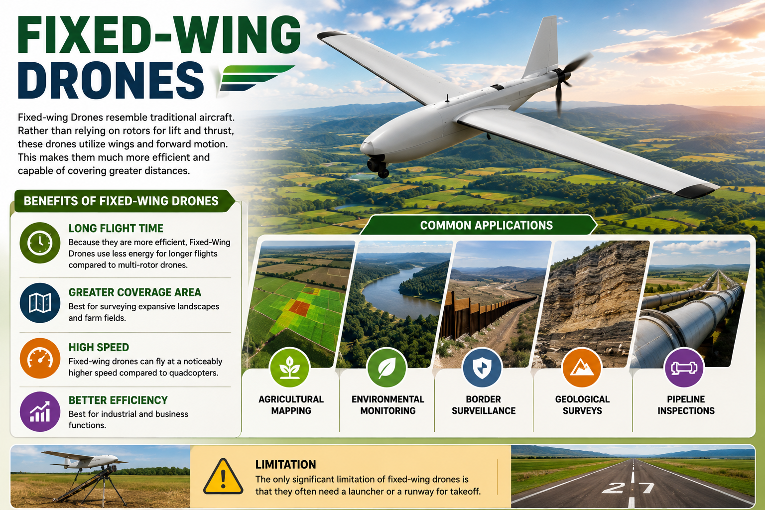 Fixed-Wing Drones