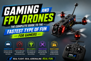 Gaming and FPV Drones – The Complete Guide to the Fastest Type of Fun For Gamers