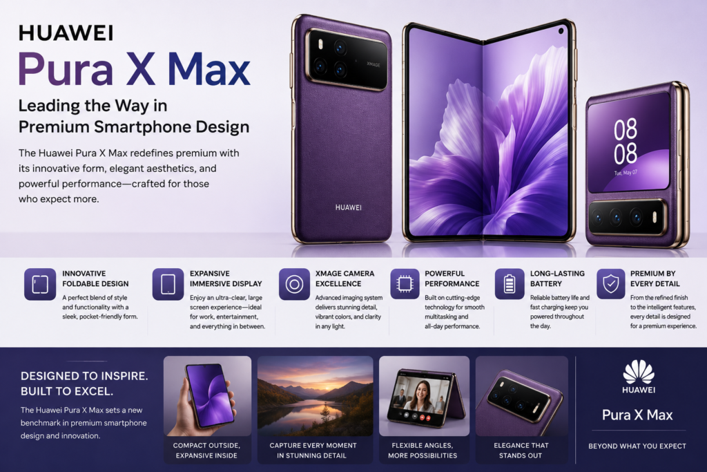 Huawei Pura X Max Leading the Way in Premium Smartphone Design