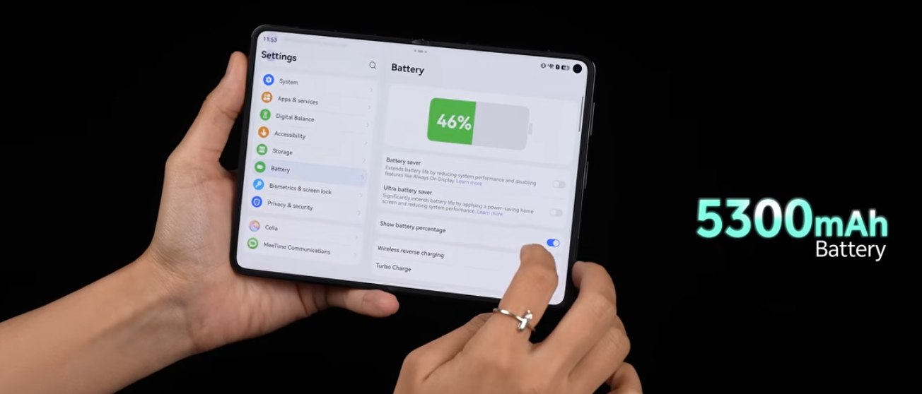 Huawei Pura X Battery