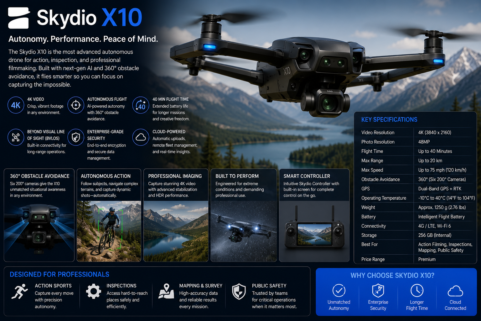 Skydio X10