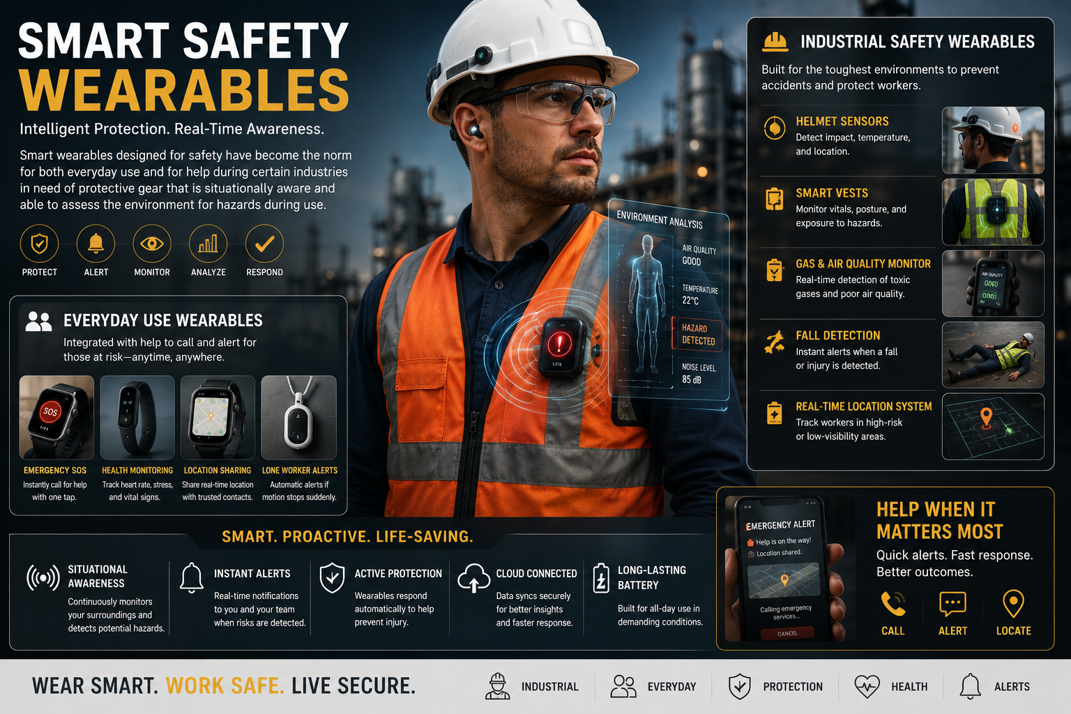 Smart Safety Wearables