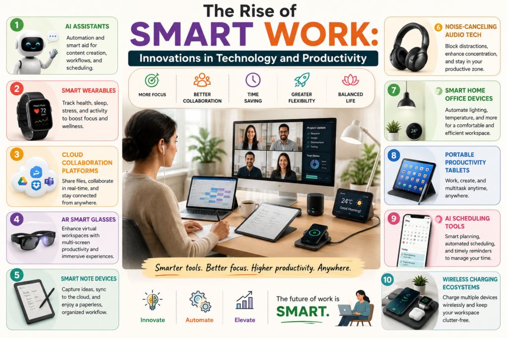 The Rise of Smart Work Innovations in Technology and Productivity
