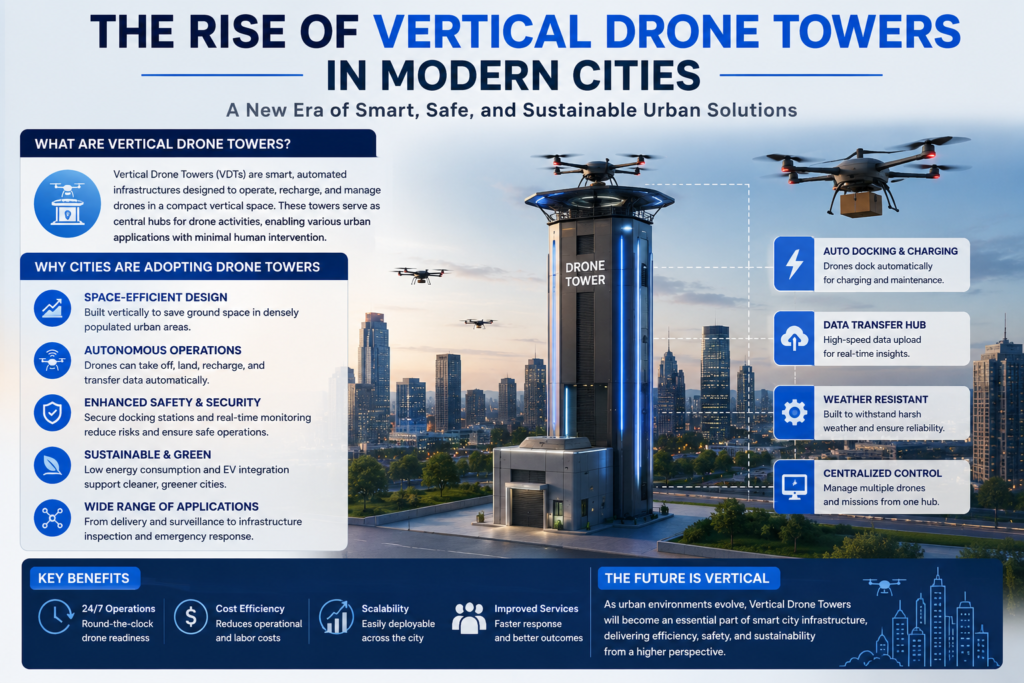 The Rise of Vertical Drone Towers in Modern Cities