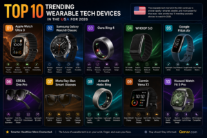 Top 10 Trending Wearable Tech Devices in the USA for 2026