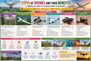 Types of Drones and Their Benefits A Complete Guide to Modern Drone Technology