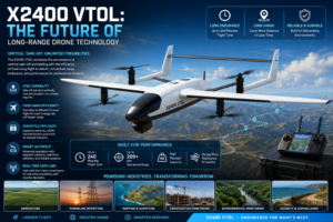 X2400 VTOL The Future of Long-Range Drone Technology