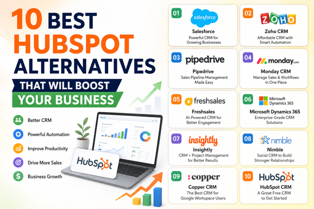 10 Best HubSpot Alternatives That Will Boost Your Business
