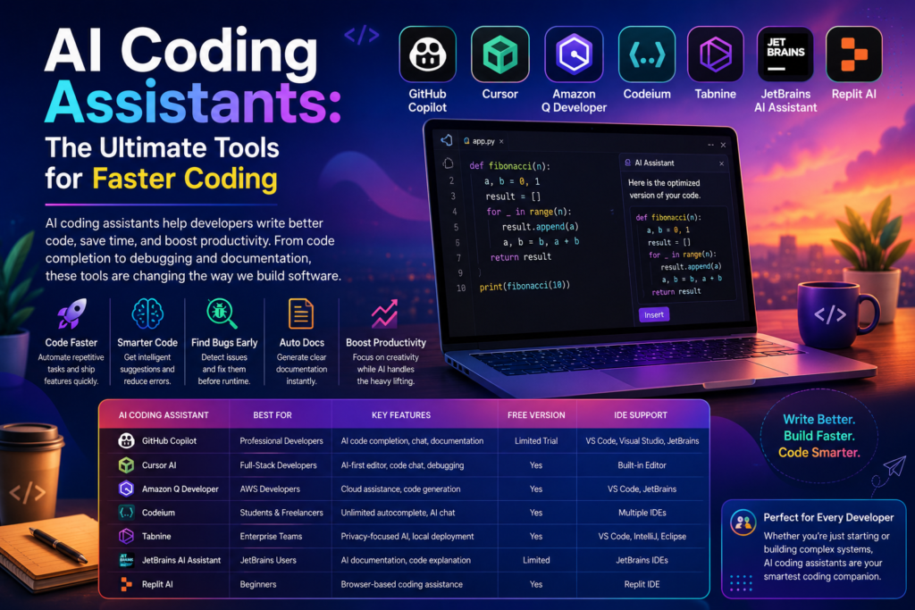 AI Coding Assistants The Ultimate Tools for Faster Coding