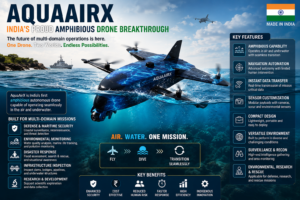 AquaAirX: India’s Proud Amphibious Drone Breakthrough