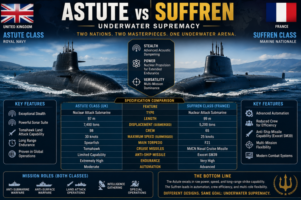 Astute vs Suffren: Underwater Supremacy