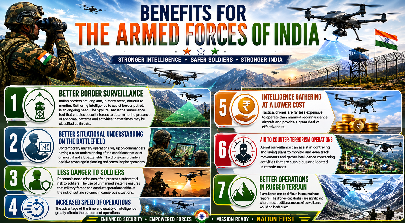 Benefits for the Armed Forces of India