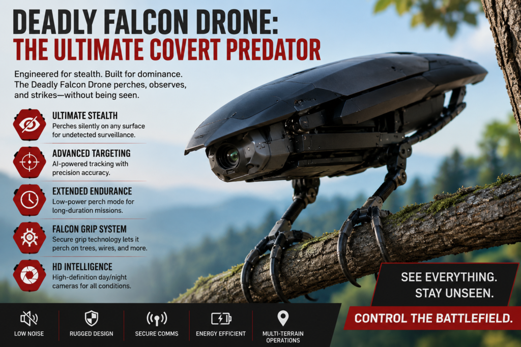 Deadly Falcon Drone The Ultimate Covert Predator