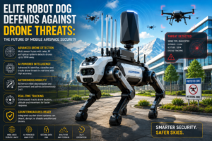 Elite Robot Dog Defends Against Drone Threats: The Future of Mobile Airspace Security
