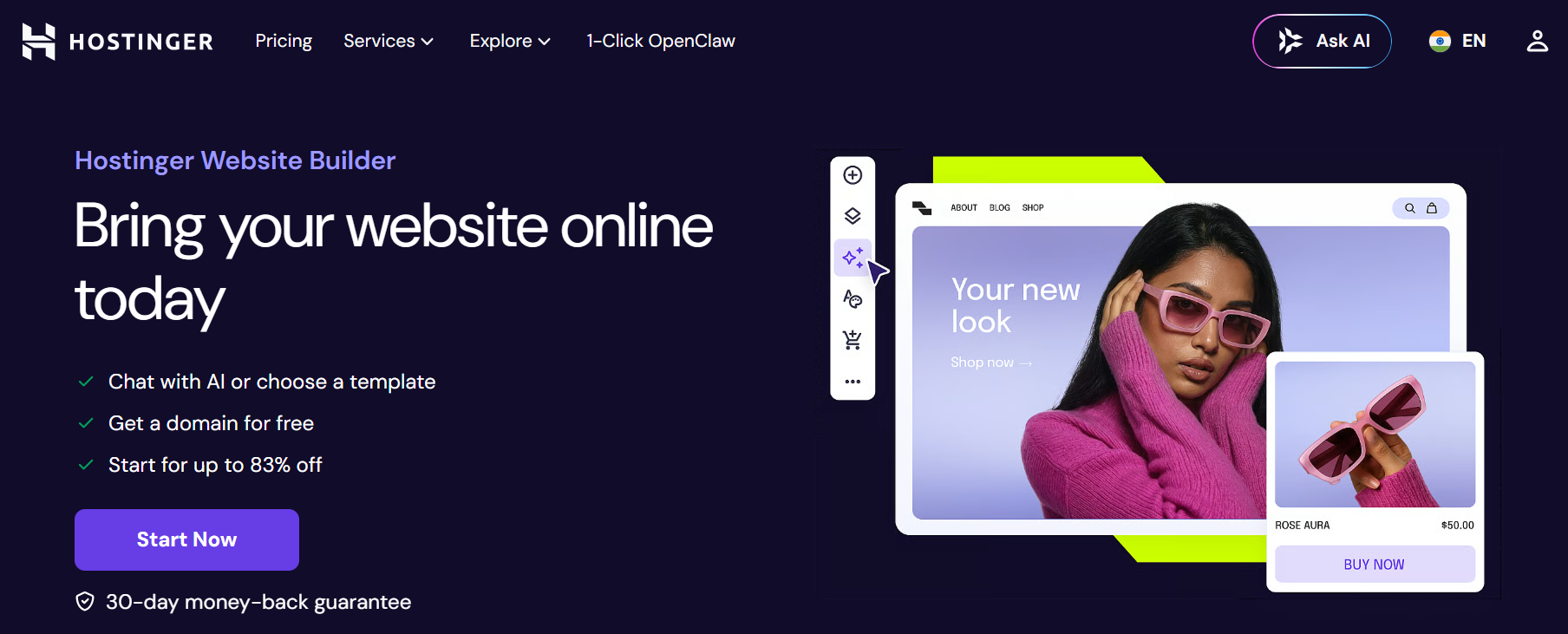 Hostinger Website Builder