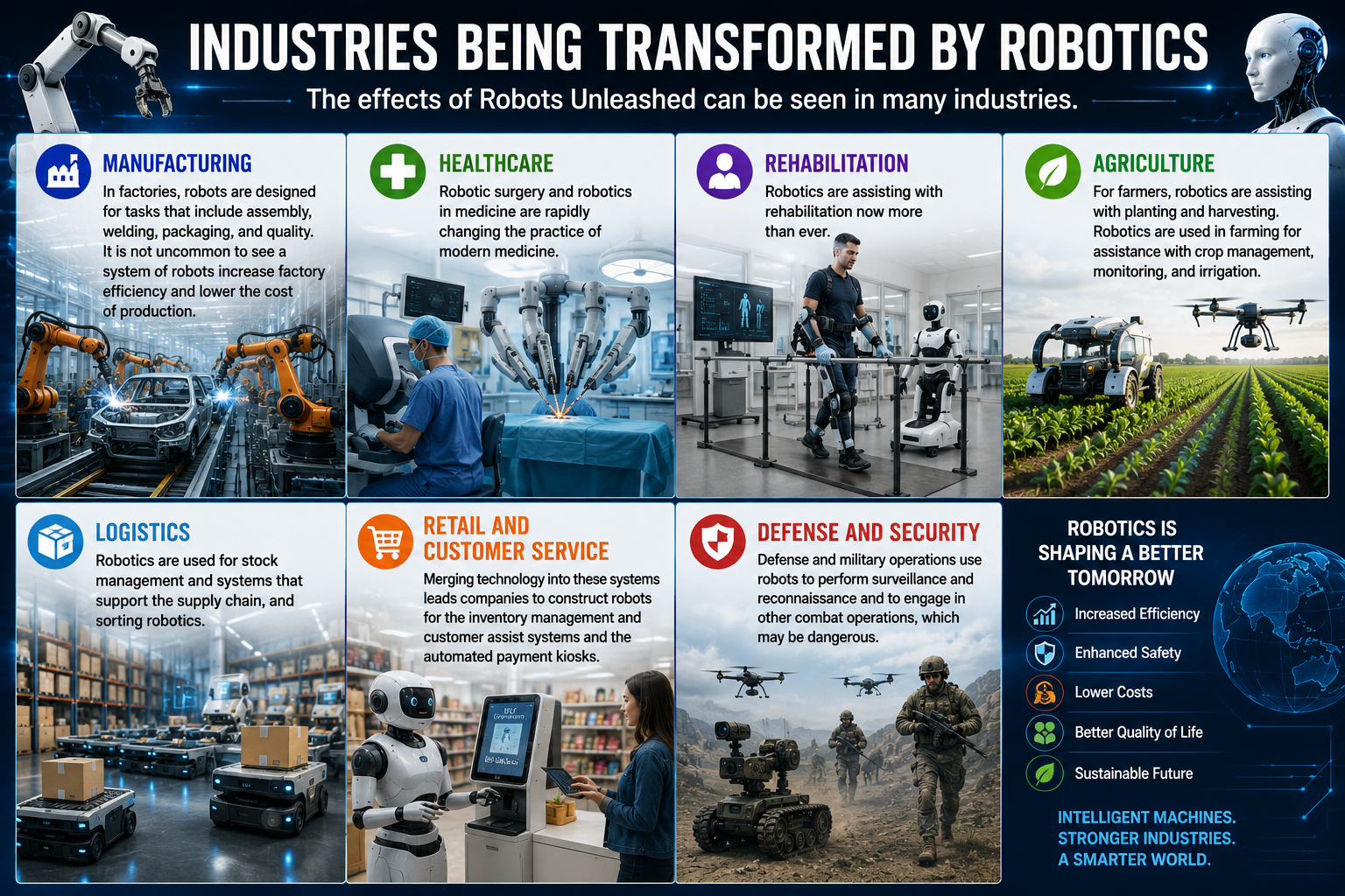 Industries Being Transformed by Robotics