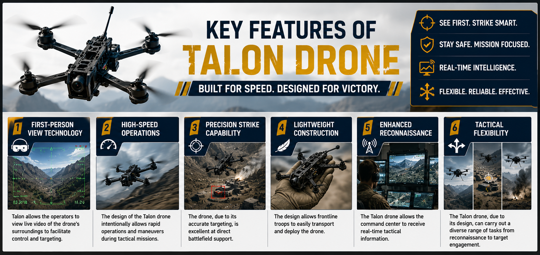 Key Features of Talon Drone