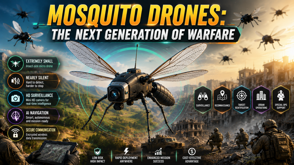 Mosquito Drones The Next Generation of Warfare