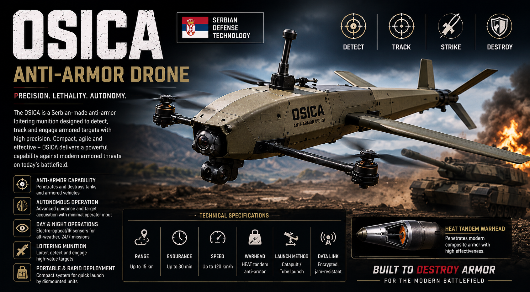 Osica Anti-Armor Drone