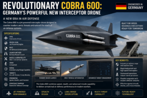 Revolutionary Cobra 600: Germany’s Powerful New Interceptor Drone