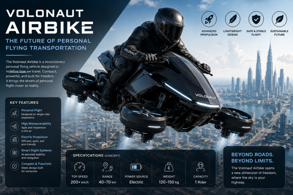 Volonaut Airbike The Future of Personal Flying Transportation