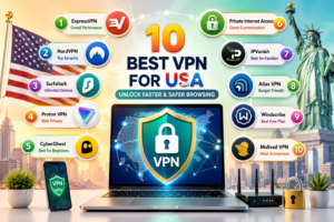 10 Best VPN for USA Unlock Faster & Safer Browsing