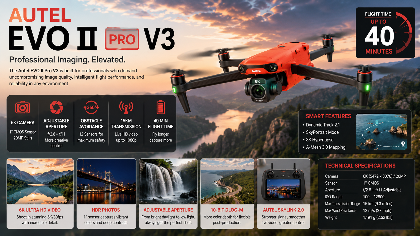 Autel EVO II Pro V3