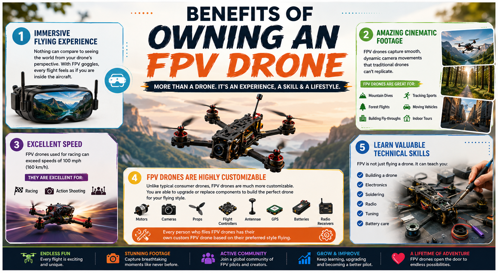 Benefits of Owning an FPV Drone