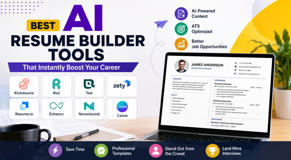 Best AI Resume Builder Tools That Instantly Boost Your Career