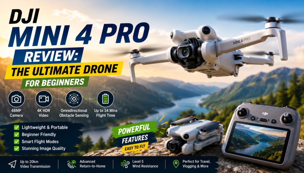 DJI Mini 4 Pro Review The Ultimate Drone for Beginners