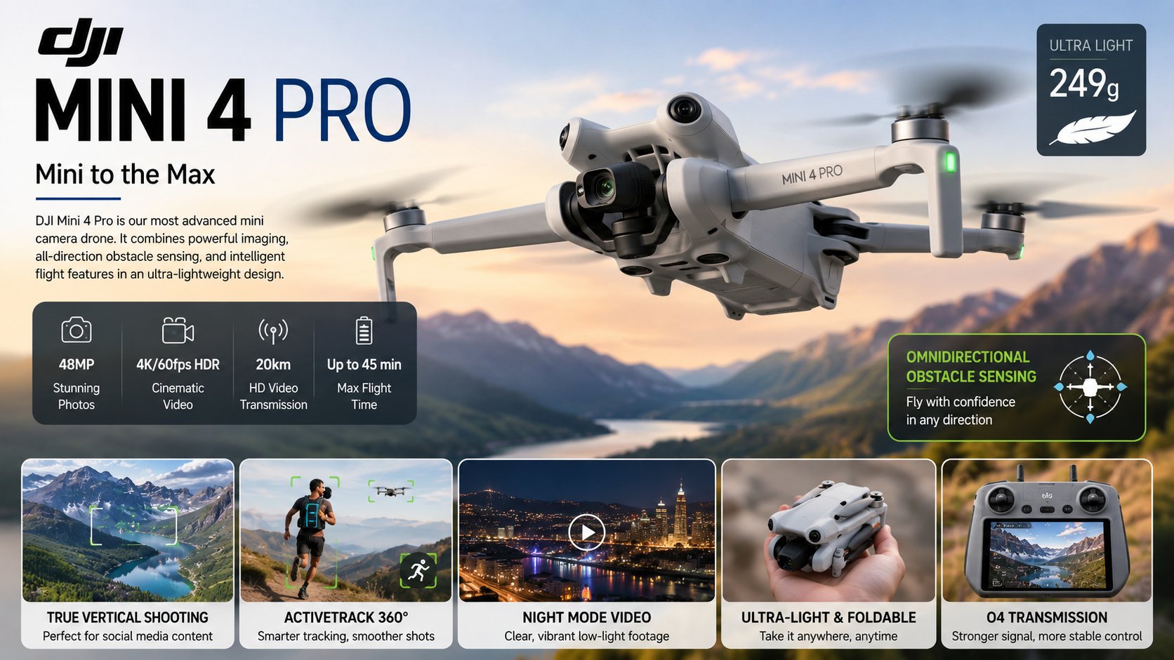 DJI Mini 4 Pro Drone