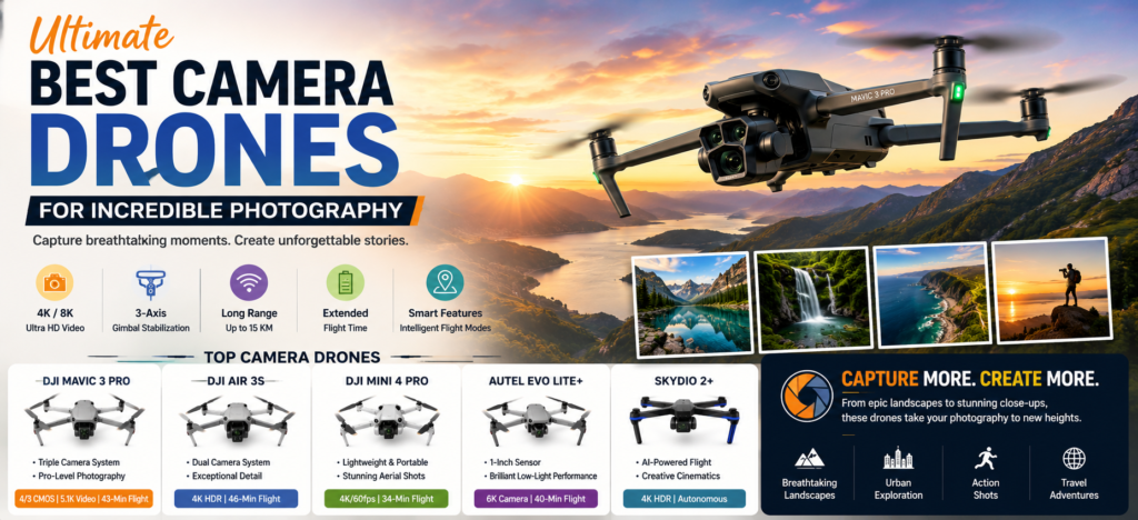 Ultimate Best Camera Drones for Incredible Photography