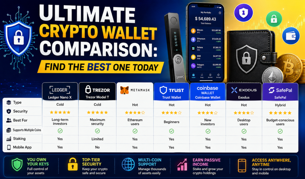 Ultimate Crypto Wallet Comparison Find the Best One Today