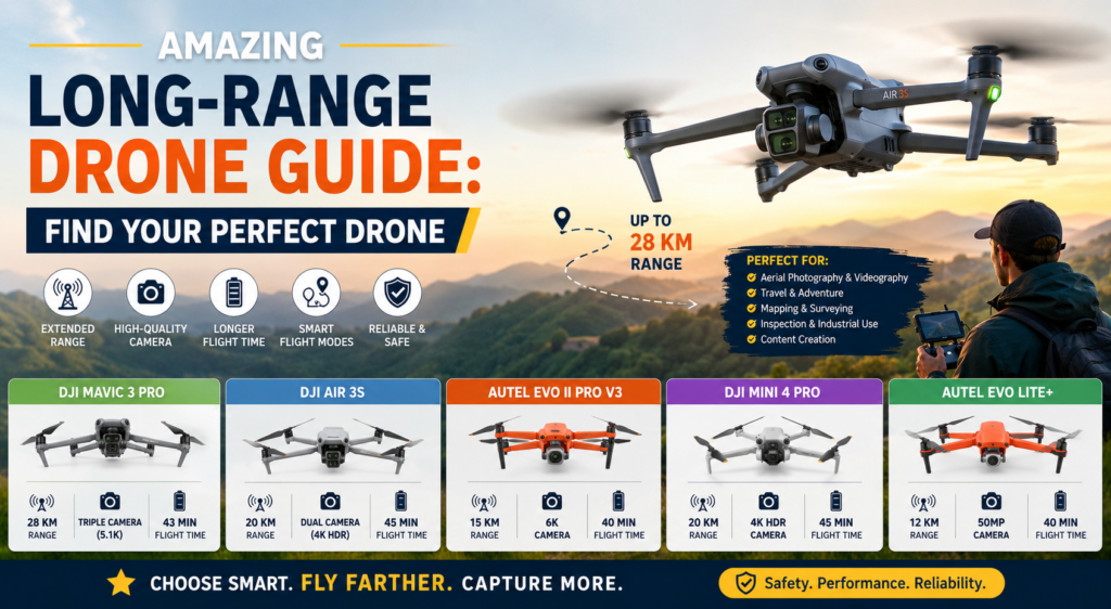 Amazing Long-Range Drone Guide: Find Your Perfect Drone
