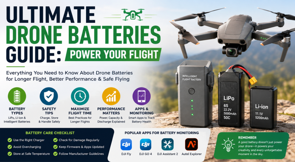 Ultimate Drone Batteries Guide: Power Your Flight