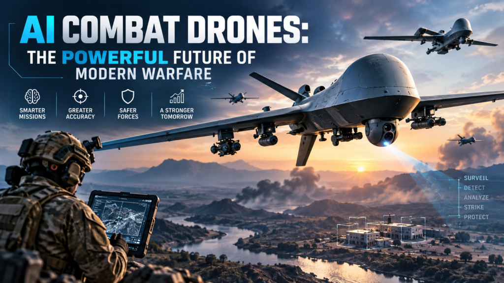 AI Combat Drones: The Powerful Future of Modern Warfare