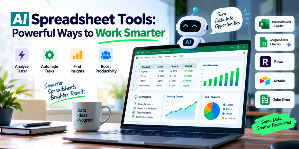 AI Spreadsheet Tools: Powerful Ways to Work Smarter