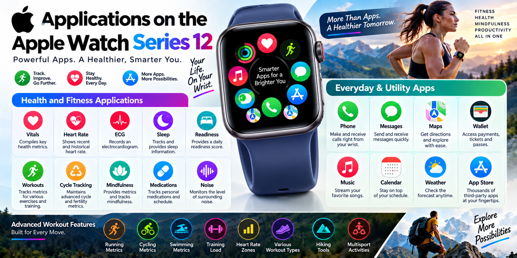 Applications on the Apple Watch Series 12