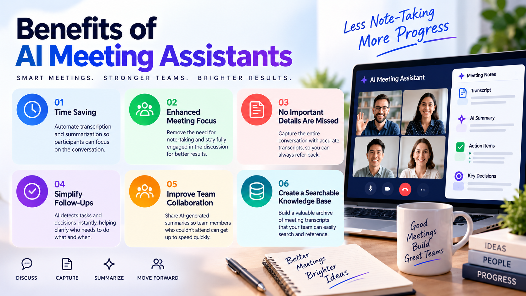 Benefits of AI Meeting Assistants