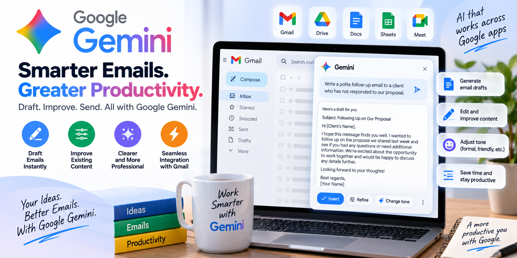 Google Gemini AI Email Writting