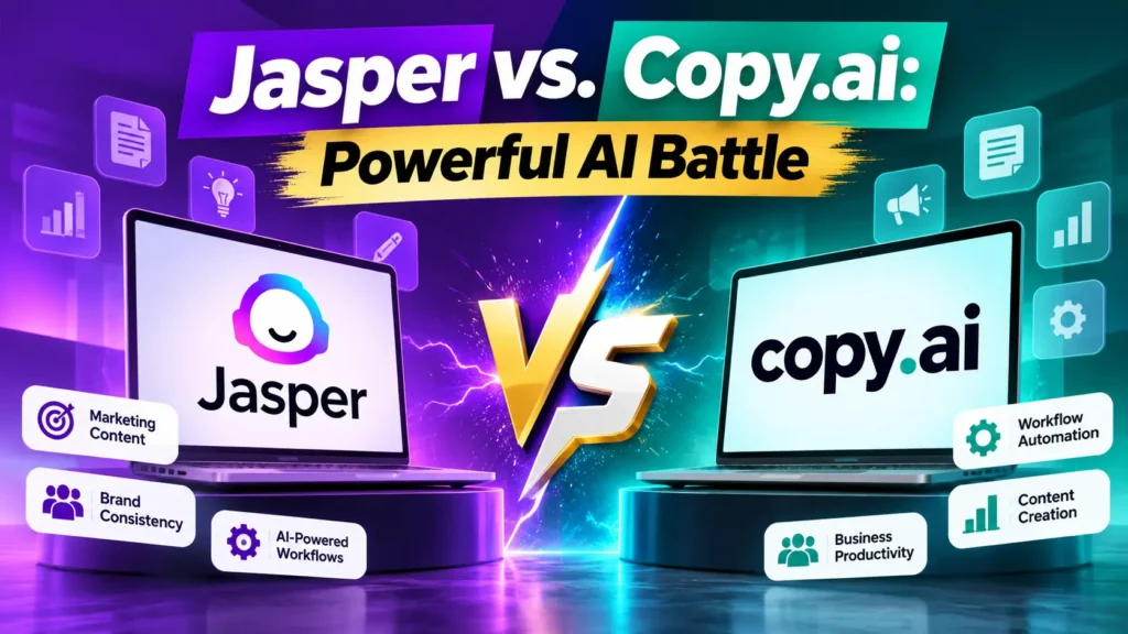Jasper vs. Copy.ai: Powerful AI Battle