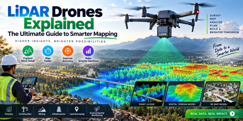 LiDAR Drones Explained: The Ultimate Guide to Smarter Mapping