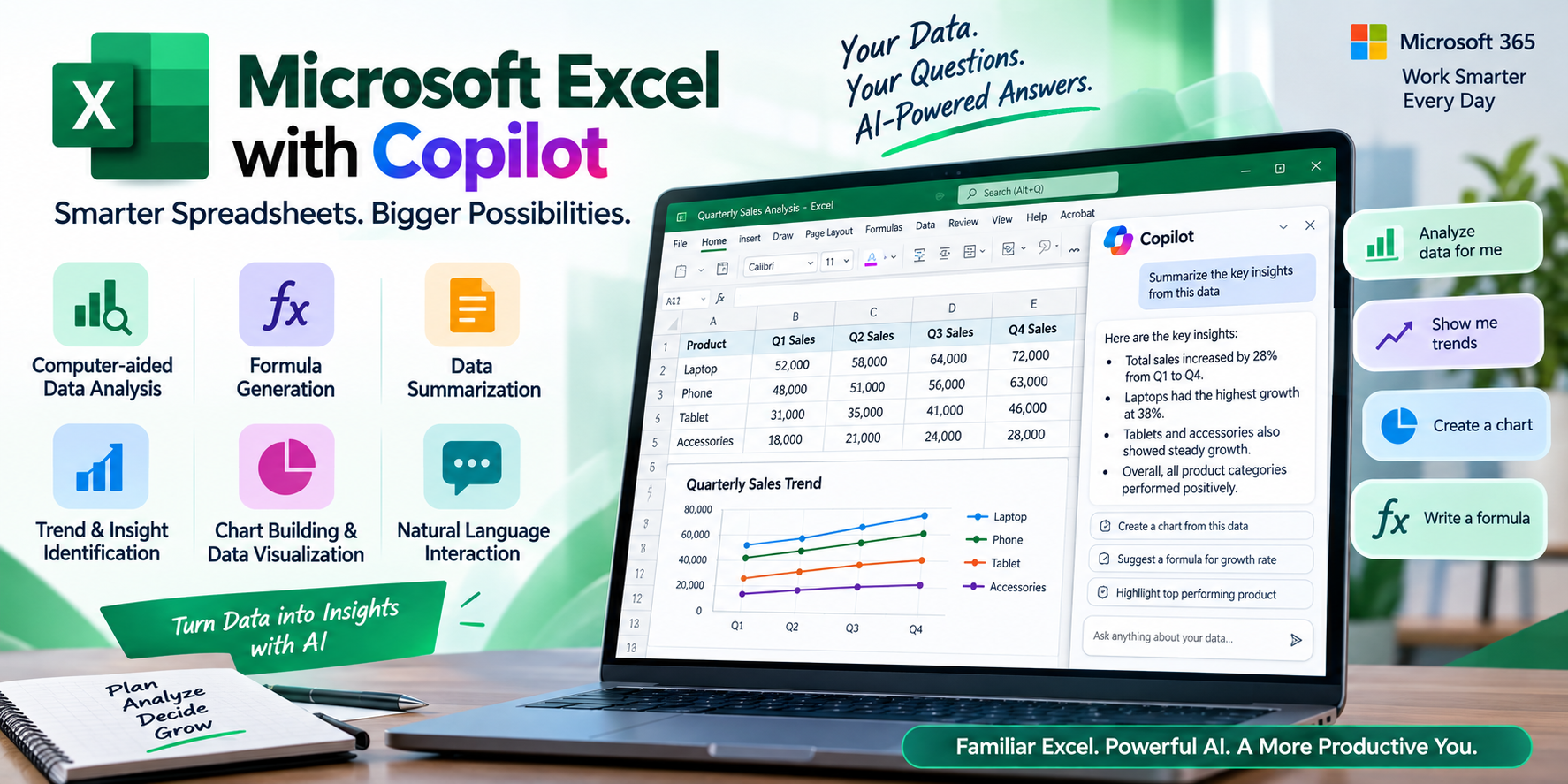 Microsoft Excel with Copilot
