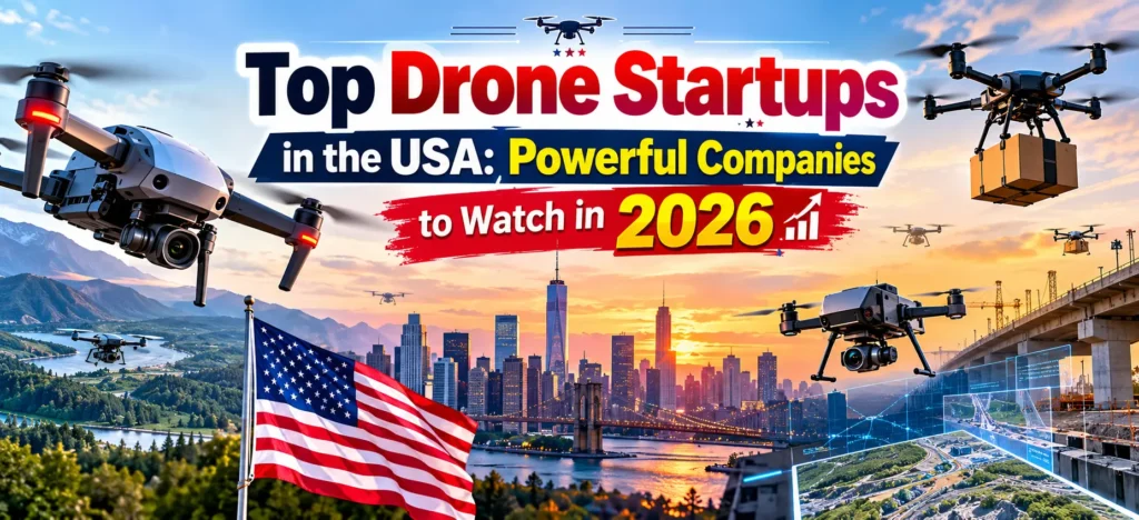 Top Drone Startups in the USA: Powerful Companies to Watch in 2026