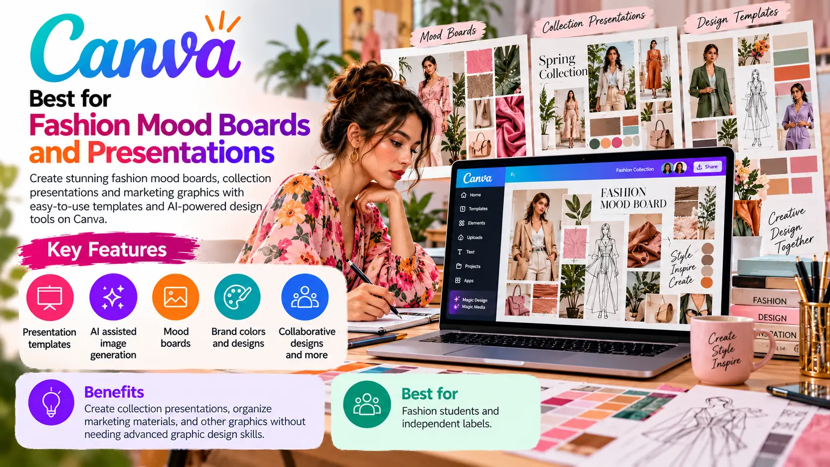 Canva – Best for Fashion Mood Boards and Presentations
